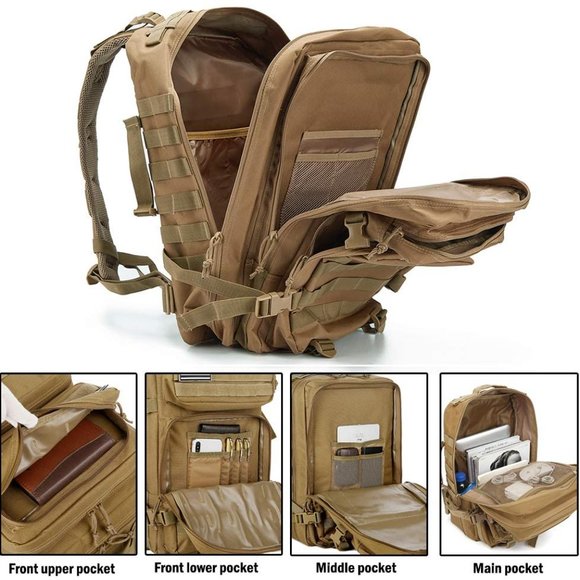 Military Tactical Assault Pack Backpack - Picture 2 of 6